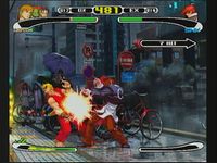 une photo d'Ã©cran de Capcom VS SNK Pro sur Sony Playstation